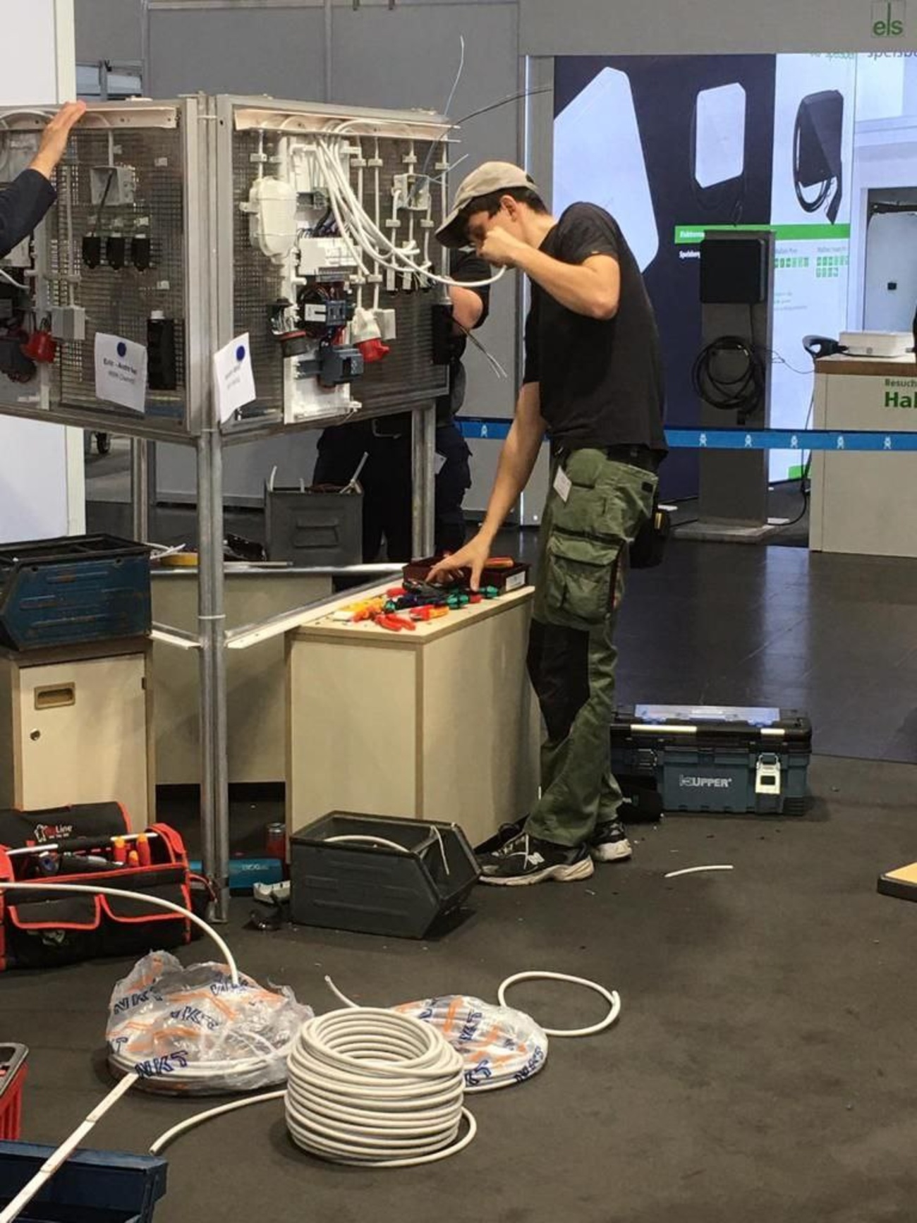 Landeswettbewerb Sachen bei Elektro Lehmann in Bad Lausick