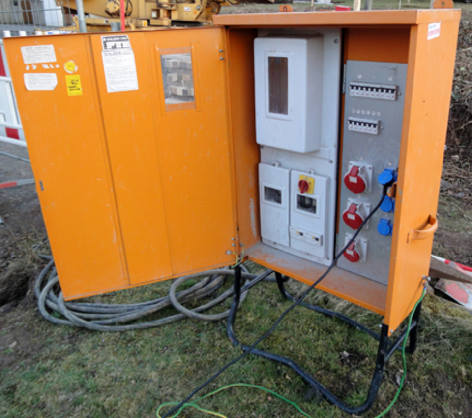 Baustromkasten bei Elektro Lehmann in Bad Lausick
